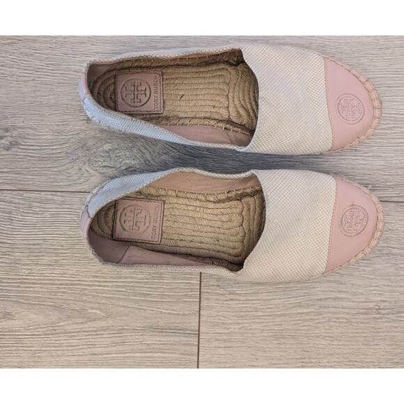 Tory Burch Cap Toe Slip On Espadrilles in Size 7. In Great Preloved Condition. - Picture 1 of 4